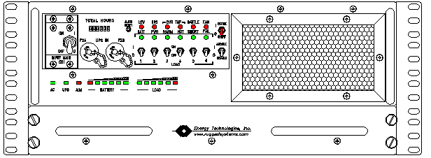 P/N: <br />ETI0001-1452AA Rugged MilSpec UPS and PDU Standard Front 