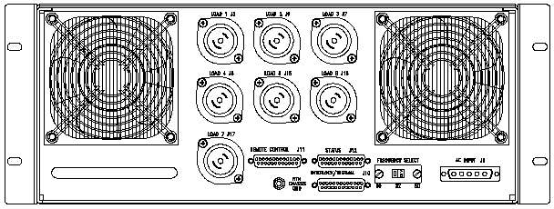 P/N: <br />ETI0001-1455 Rugged MilSpec UPS and PDU Standard Rear 