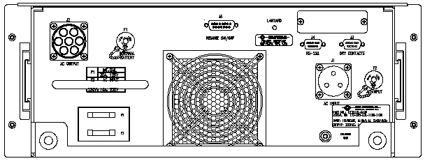 <br />ETI0001-2239 Rugged UPS Rear Paenl Layout
